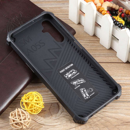 Outdoor Hülle für Samsung Galaxy A05s Camouflage Shockproof Schutz Armor Cover