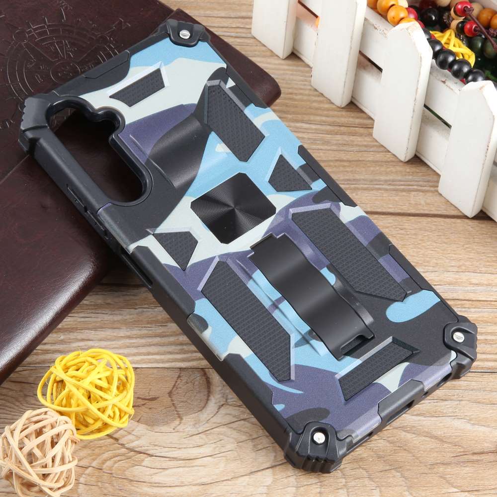 Outdoor Hülle für Samsung Galaxy A05s Camouflage Shockproof Schutz Armor Cover