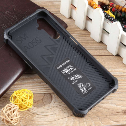 Outdoor Hülle für Samsung Galaxy A05s Camouflage Shockproof Schutz Armor Cover