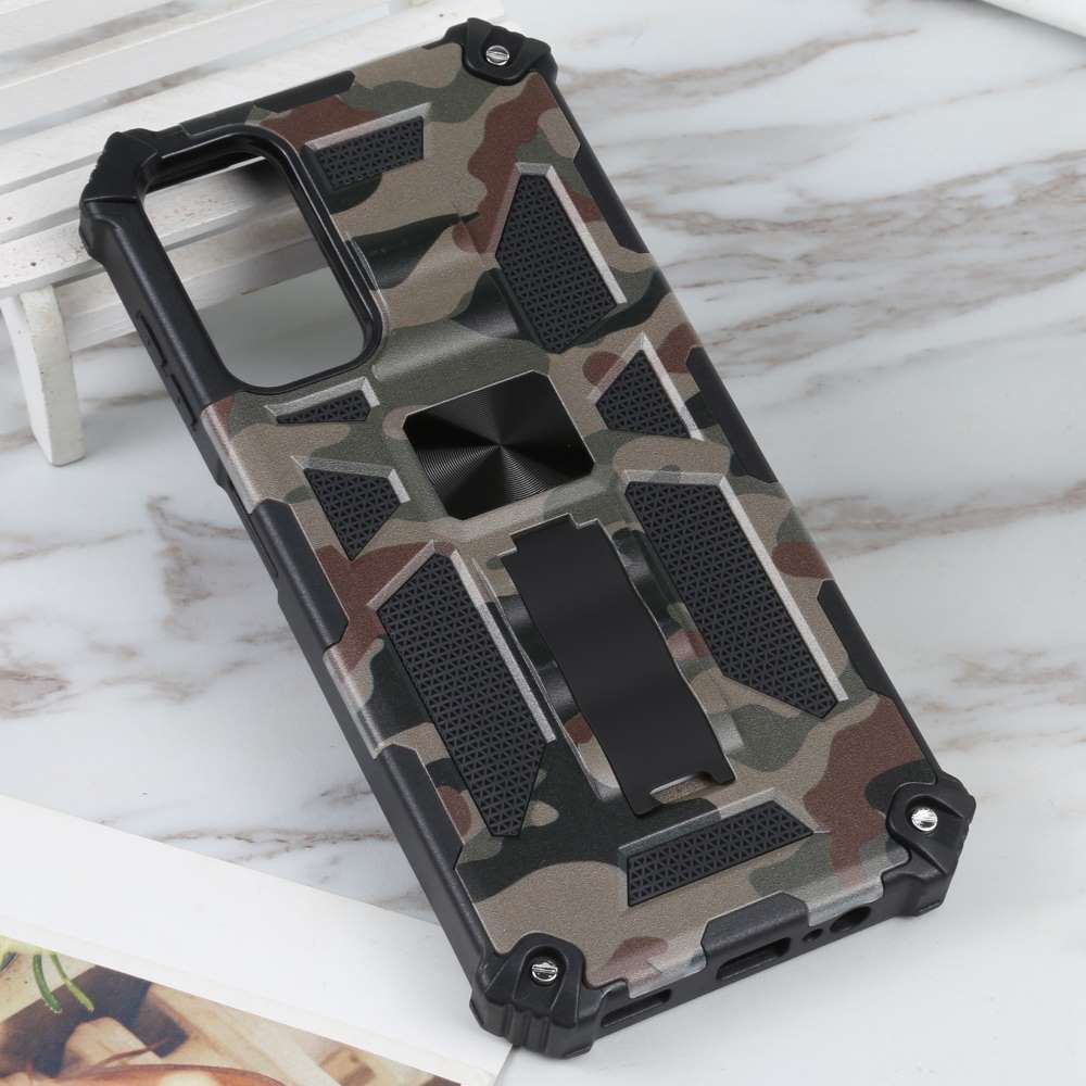 Outdoor Hülle für Samsung Galaxy A14 Camouflage Shockproof Schutz Armor Cover