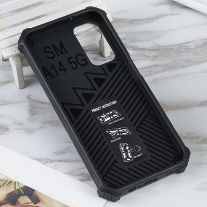Outdoor Hülle für Samsung Galaxy A14 Camouflage Shockproof Schutz Armor Cover