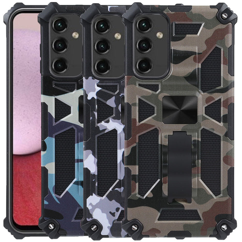 Outdoor Hülle für Samsung Galaxy A14 Camouflage Shockproof Schutz Armor Cover