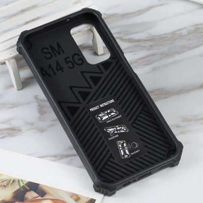 Outdoor Hülle für Samsung Galaxy A14 Camouflage Shockproof Schutz Armor Cover