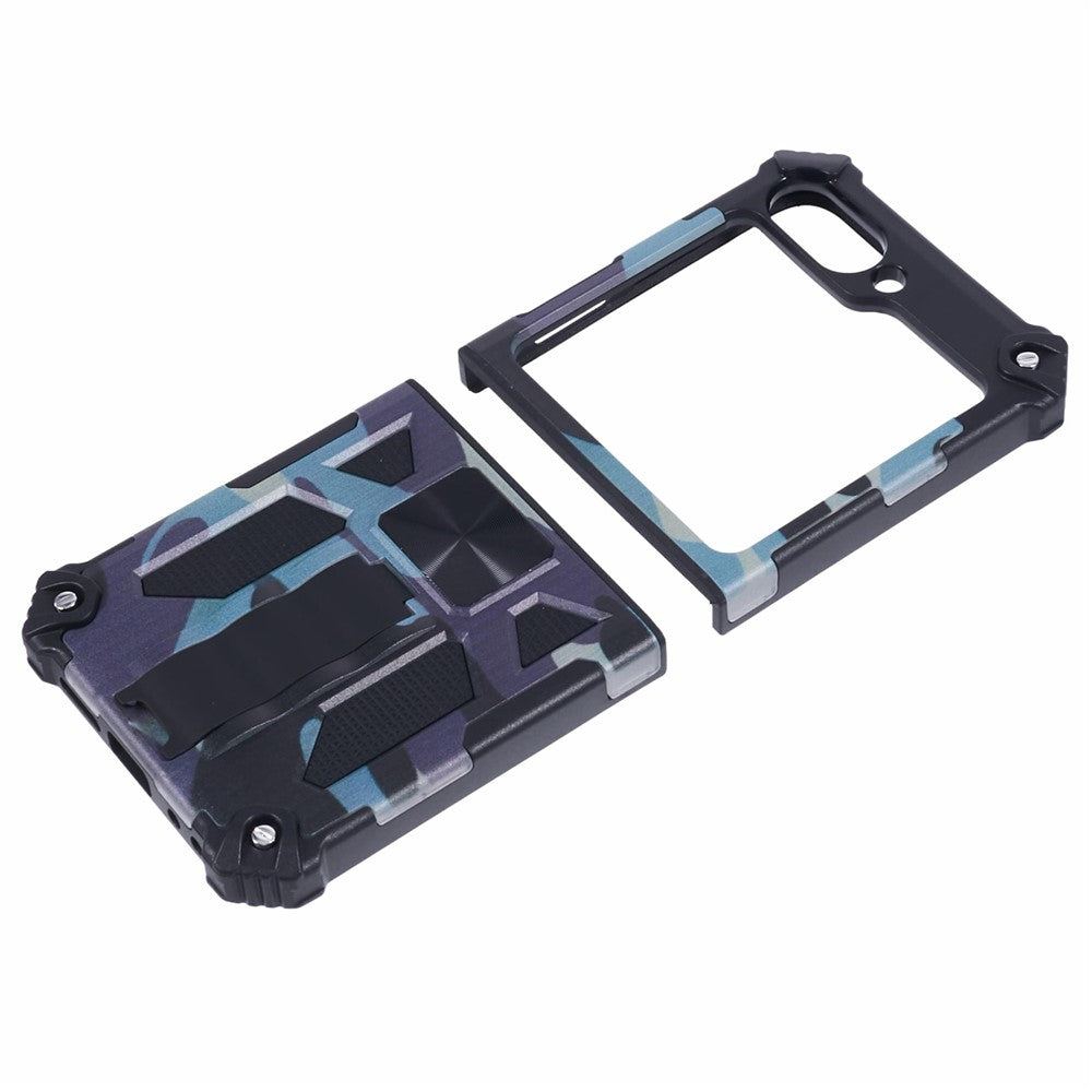 Outdoor Hülle für Samsung Galaxy Z Flip7 FE | Z Flip6 Camouflage Shock Cover