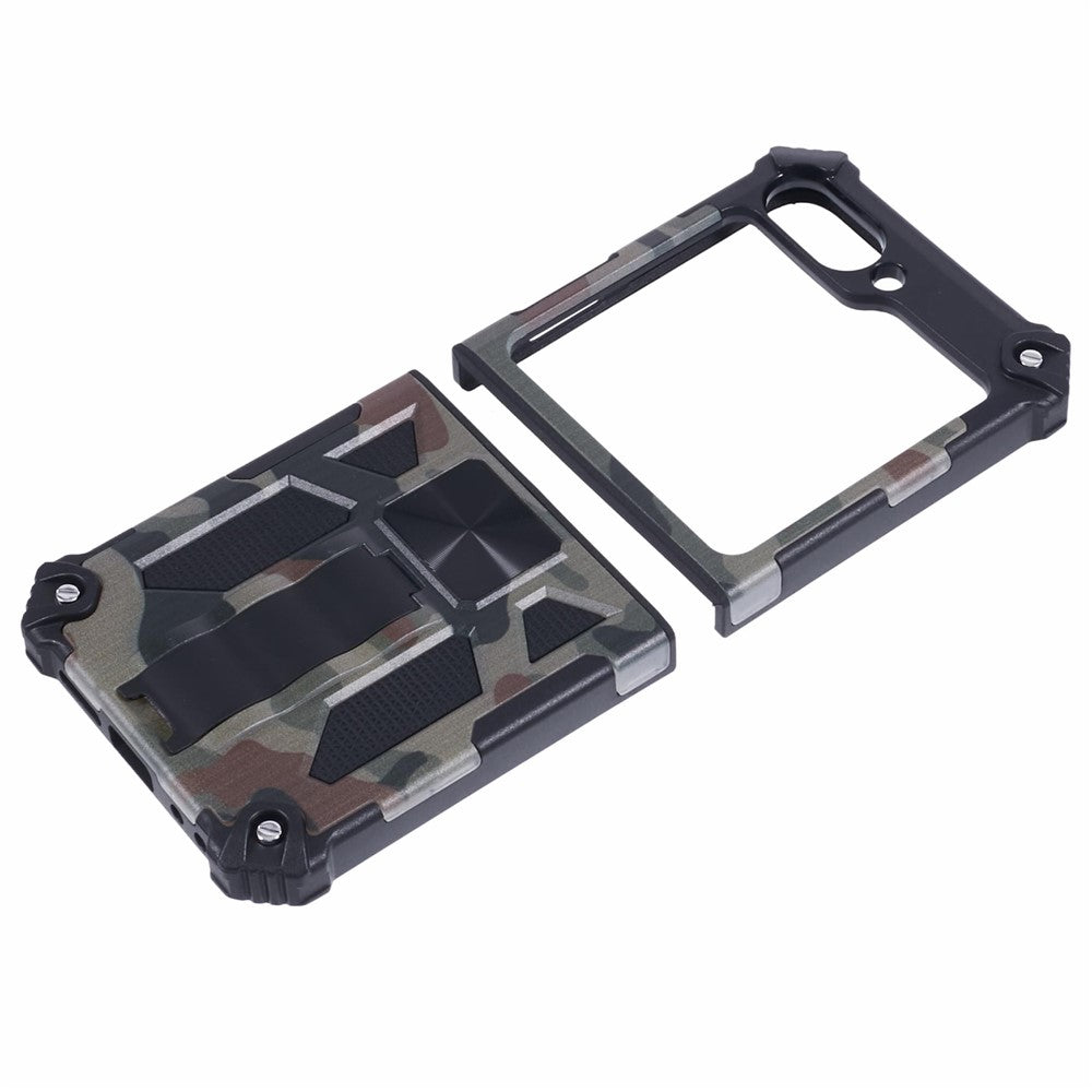 Outdoor Hülle für Samsung Galaxy Z Flip7 FE | Z Flip6 Camouflage Shock Cover
