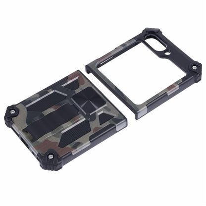 Outdoor Hülle für Samsung Galaxy Z Flip7 FE | Z Flip6 Camouflage Shock Cover