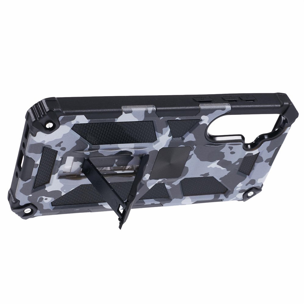 Outdoor Hülle für Samsung Galaxy A56 Camouflage Shockproof Schutz Armor Cover
