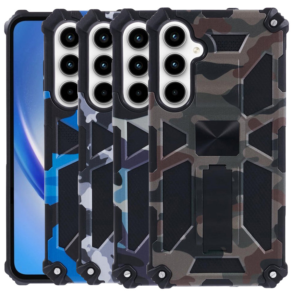Outdoor Hülle für Samsung Galaxy A56 Camouflage Shockproof Schutz Armor Cover