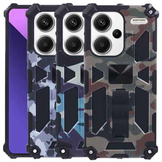Outdoor Hülle für Xiaomi Redmi Note 13 PRO+ Camouflage Shockproof PC Schutzcover
