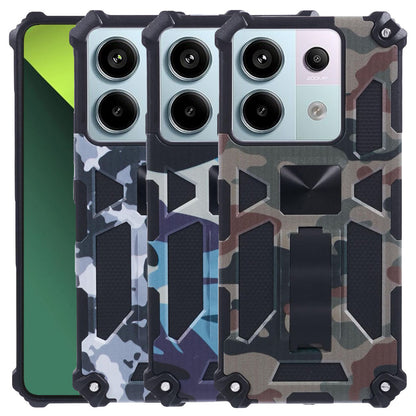 Outdoor Hülle für Xiaomi Redmi Note 13 PRO 5G Camouflage Shockproof TPU Cover