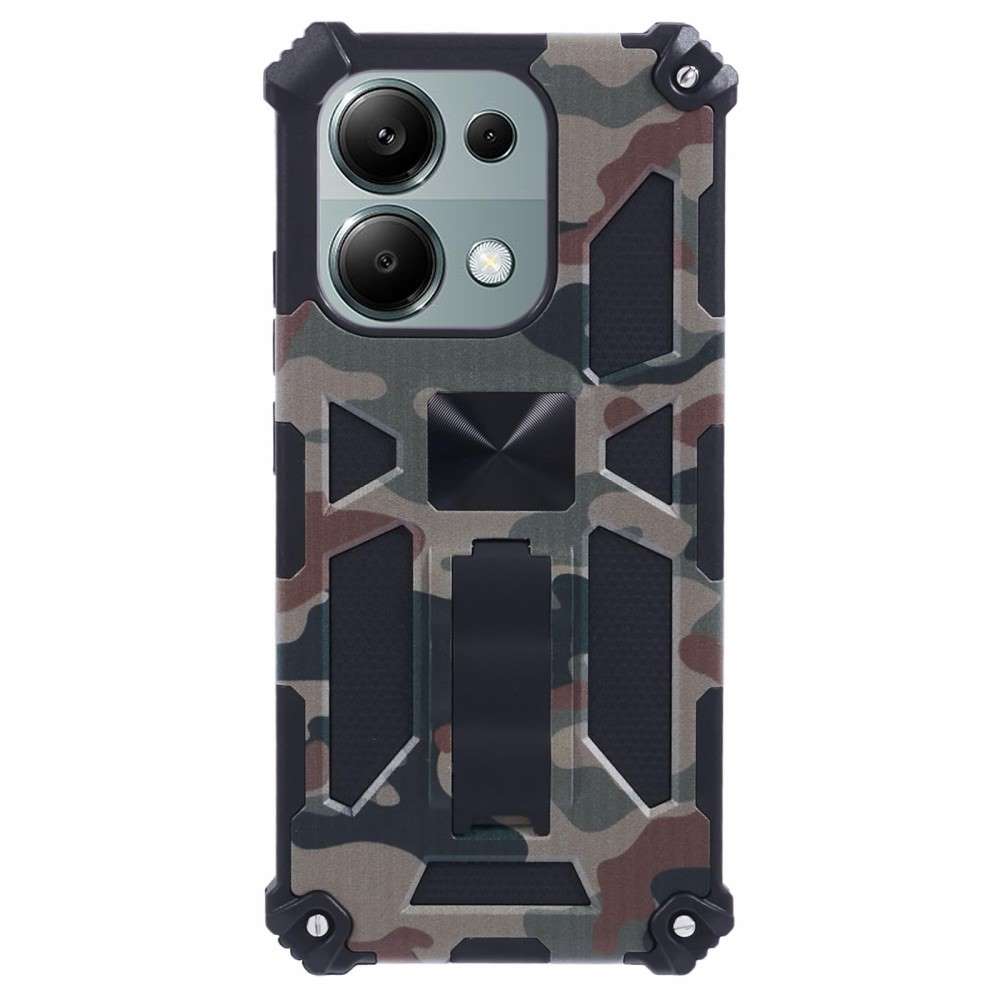 Outdoor Hülle für Xiaomi Redmi Note 13 PRO 4G Camouflage Shockproof TPU Cover