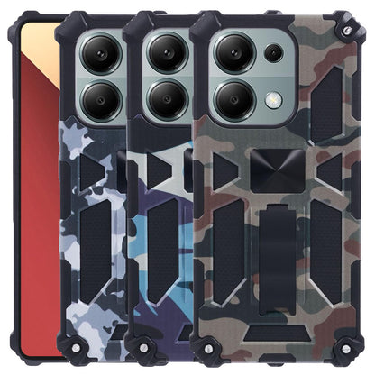 Outdoor Hülle für Xiaomi Redmi Note 13 PRO 4G Camouflage Shockproof TPU Cover