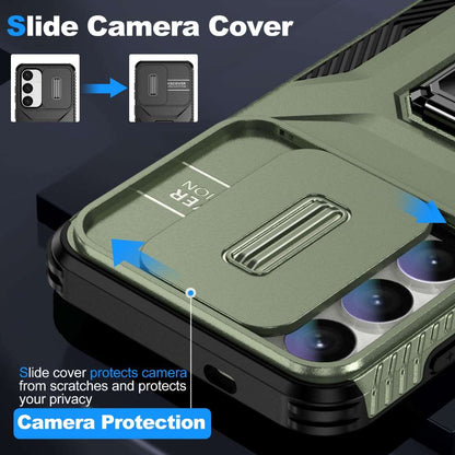 Outdoor Hülle für Samsung Galaxy S24 Camshield Holder Schutz Cover Ring Ständer