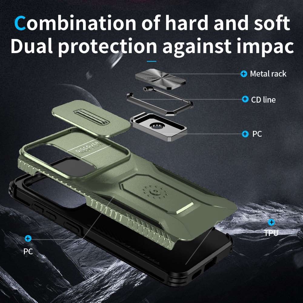 Outdoor Hülle für Samsung Galaxy S24 Camshield Holder Schutz Cover Ring Ständer