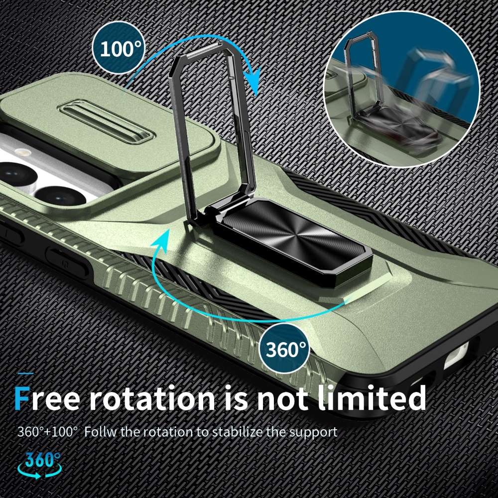Outdoor Hülle für Samsung Galaxy S24 Camshield Holder Schutz Cover Ring Ständer