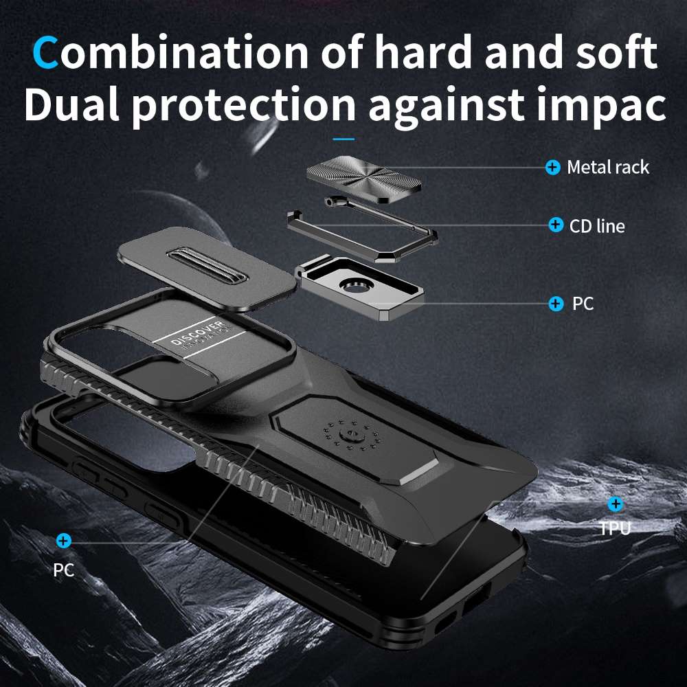 Outdoor Hülle für Samsung Galaxy S24 Camshield Holder Schutz Cover Ring Ständer