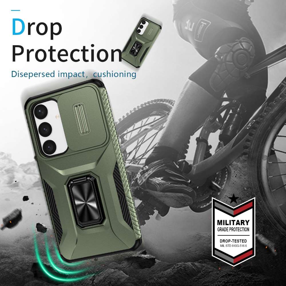 Outdoor Hülle für Samsung Galaxy S24 Camshield Holder Schutz Cover Ring Ständer