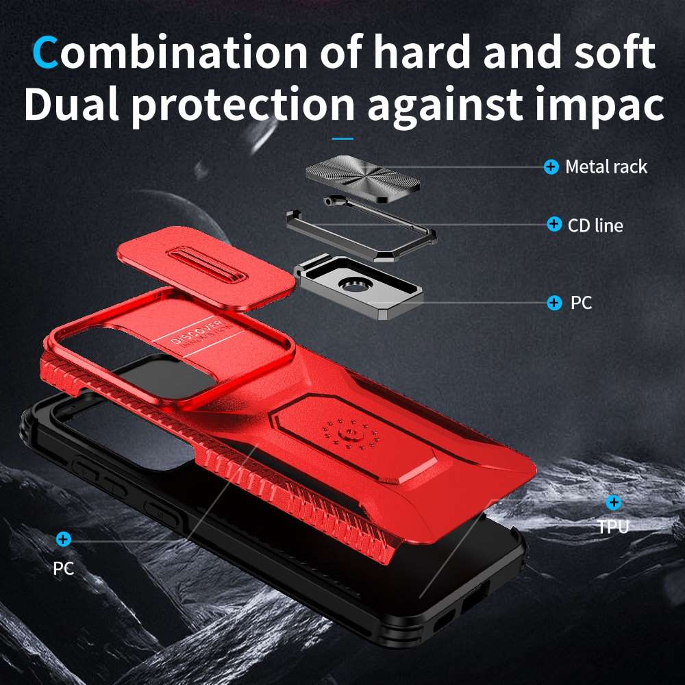 Outdoor Hülle für Samsung Galaxy S24 Camshield Holder Schutz Cover Ring Ständer