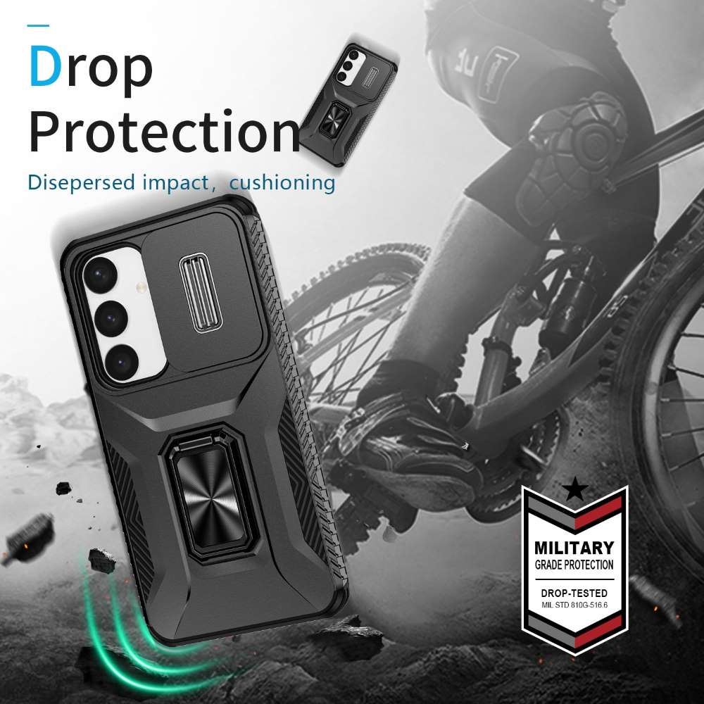 Outdoor Hülle für Samsung Galaxy S24 Camshield Holder Schutz Cover Ring Ständer