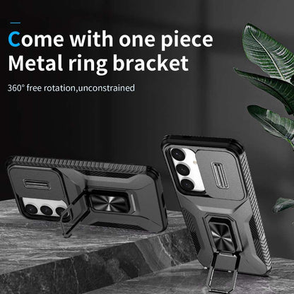 Outdoor Hülle für Samsung Galaxy S24 Camshield Holder Schutz Cover Ring Ständer