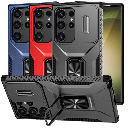 Outdoor Hülle für Samsung Galaxy S24 ULTRA Camshield Holder Schutz Cover Ständer