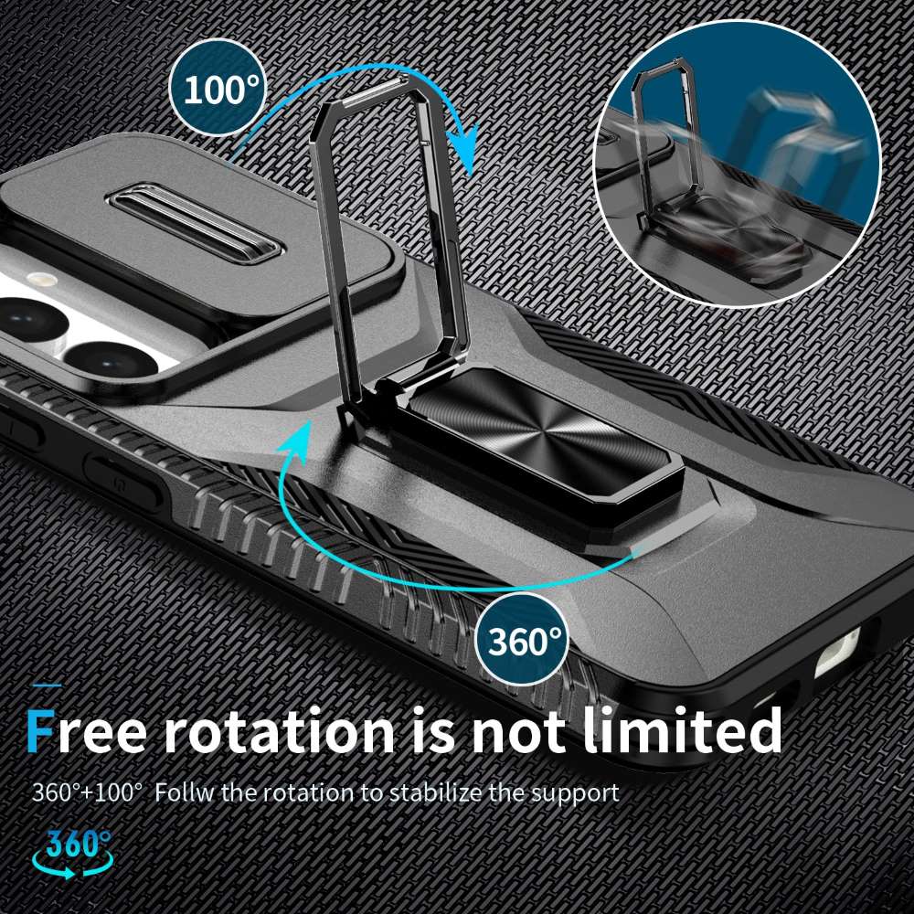 Outdoor Hülle für Samsung Galaxy S24 PLUS Camshield Holder Schutz Cover Ständer
