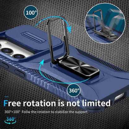 Outdoor Hülle für Samsung Galaxy S23 Camshield Holder Schutz Cover Ring Ständer