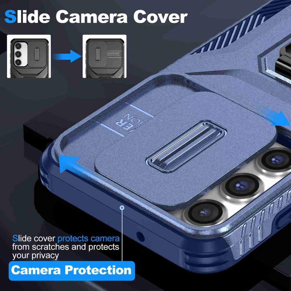 Outdoor Hülle für Samsung Galaxy S23 Camshield Holder Schutz Cover Ring Ständer