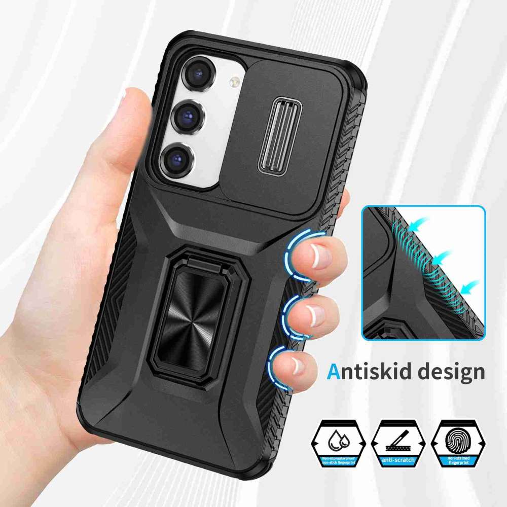 Outdoor Hülle für Samsung Galaxy S23 Camshield Holder Schutz Cover Ring Ständer