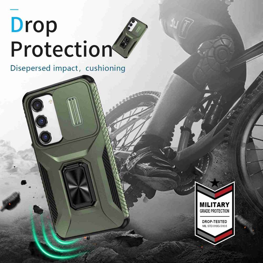 Outdoor Hülle für Samsung Galaxy S23 Camshield Holder Schutz Cover Ring Ständer