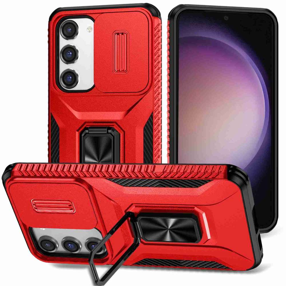 Outdoor Hülle für Samsung Galaxy S23 Camshield Holder Schutz Cover Ring Ständer
