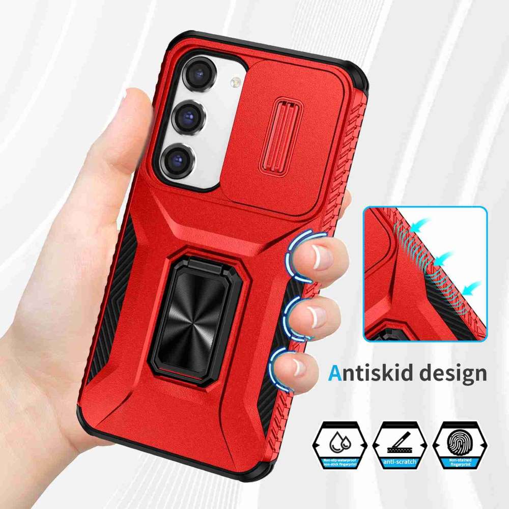 Outdoor Hülle für Samsung Galaxy S23 Camshield Holder Schutz Cover Ring Ständer