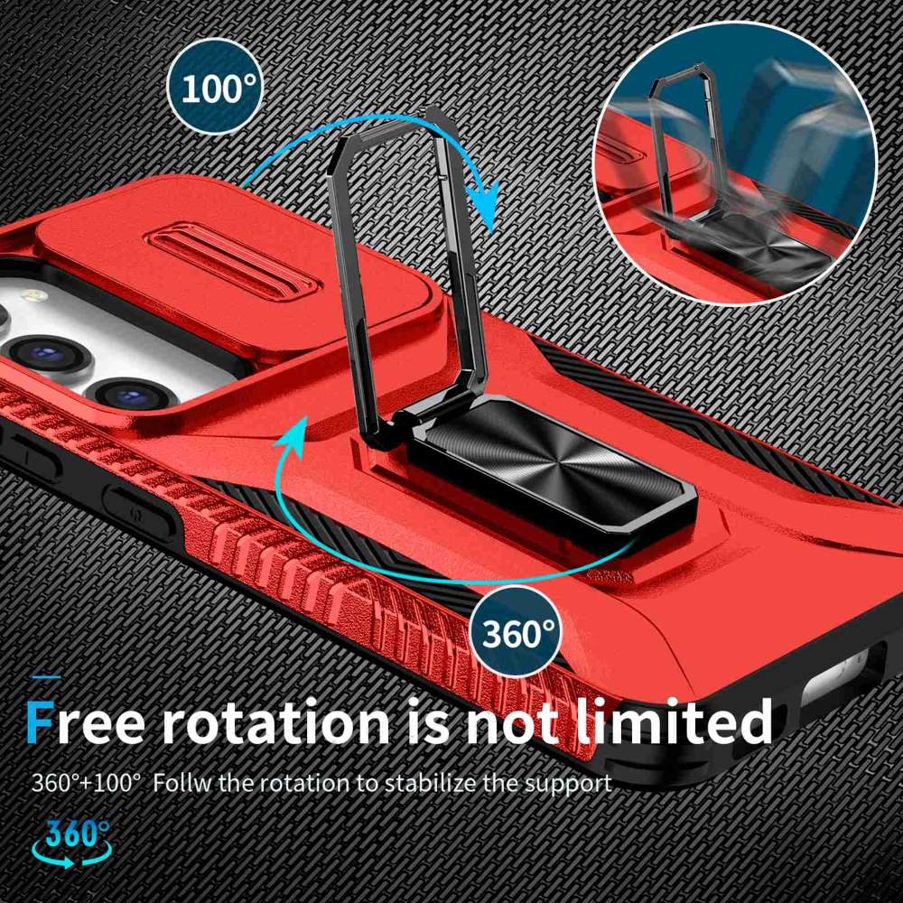 Outdoor Hülle für Samsung Galaxy S23 Camshield Holder Schutz Cover Ring Ständer