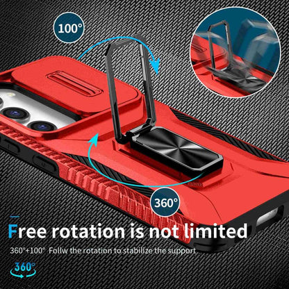 Outdoor Hülle für Samsung Galaxy S23 Camshield Holder Schutz Cover Ring Ständer