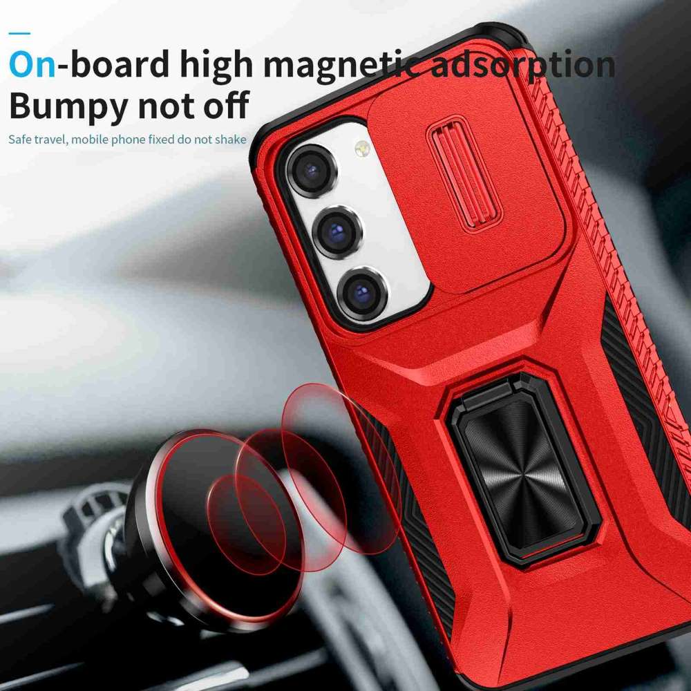 Outdoor Hülle für Samsung Galaxy S23 Camshield Holder Schutz Cover Ring Ständer