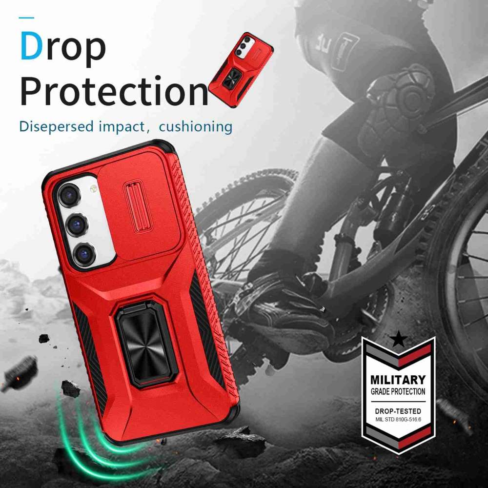 Outdoor Hülle für Samsung Galaxy S23 Camshield Holder Schutz Cover Ring Ständer