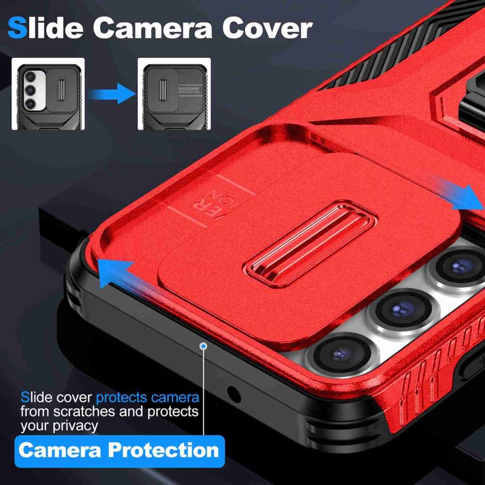 Outdoor Hülle für Samsung Galaxy S23 Camshield Holder Schutz Cover Ring Ständer