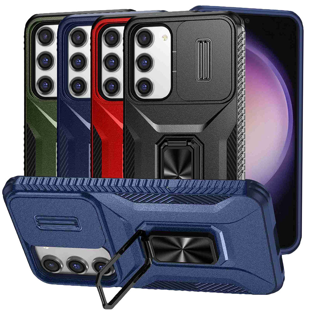 Outdoor Hülle für Samsung Galaxy S23 Camshield Holder Schutz Cover Ring Ständer