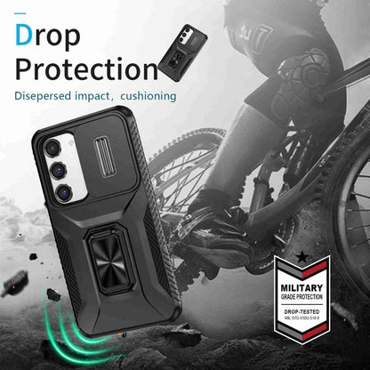 Outdoor Hülle für Samsung Galaxy S23 Camshield Holder Schutz Cover Ring Ständer