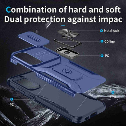 Outdoor Hülle für Samsung Galaxy S23 PLUS Camshield Holder Schutz Cover Ständer
