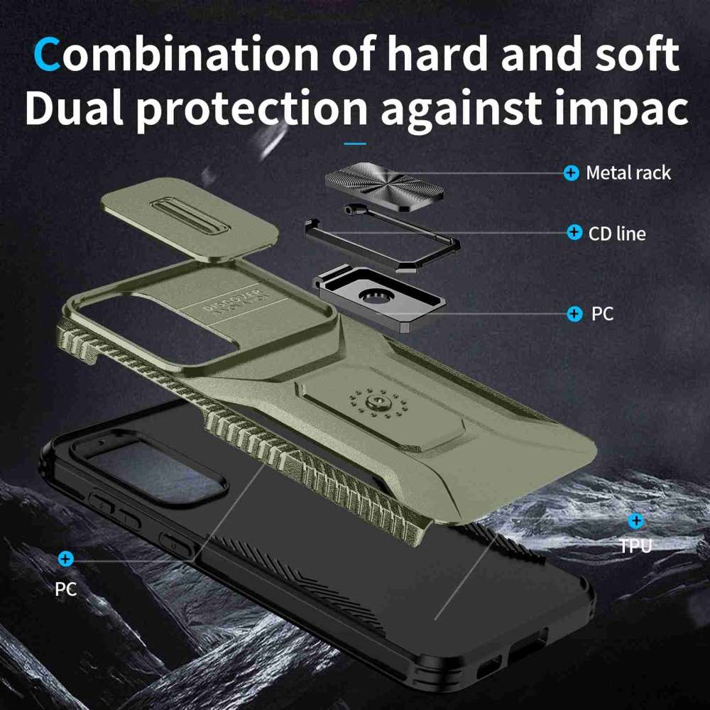 Outdoor Hülle für Samsung Galaxy S23 PLUS Camshield Holder Schutz Cover Ständer