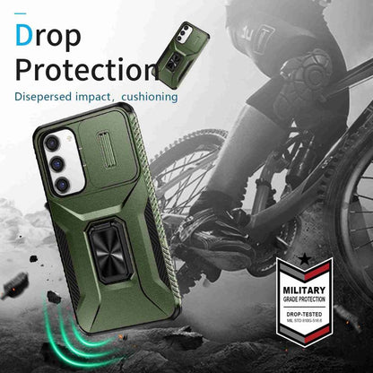 Outdoor Hülle für Samsung Galaxy S23 PLUS Camshield Holder Schutz Cover Ständer