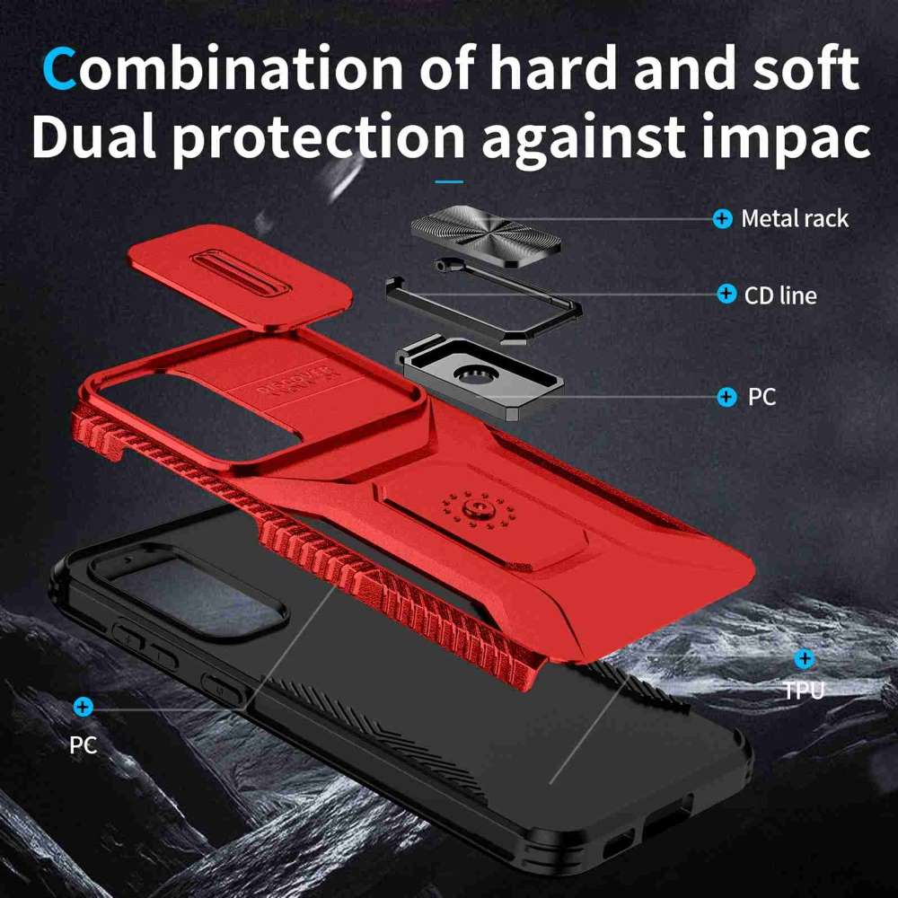 Outdoor Hülle für Samsung Galaxy S23 PLUS Camshield Holder Schutz Cover Ständer