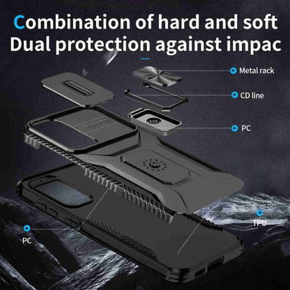 Outdoor Hülle für Samsung Galaxy S23 PLUS Camshield Holder Schutz Cover Ständer