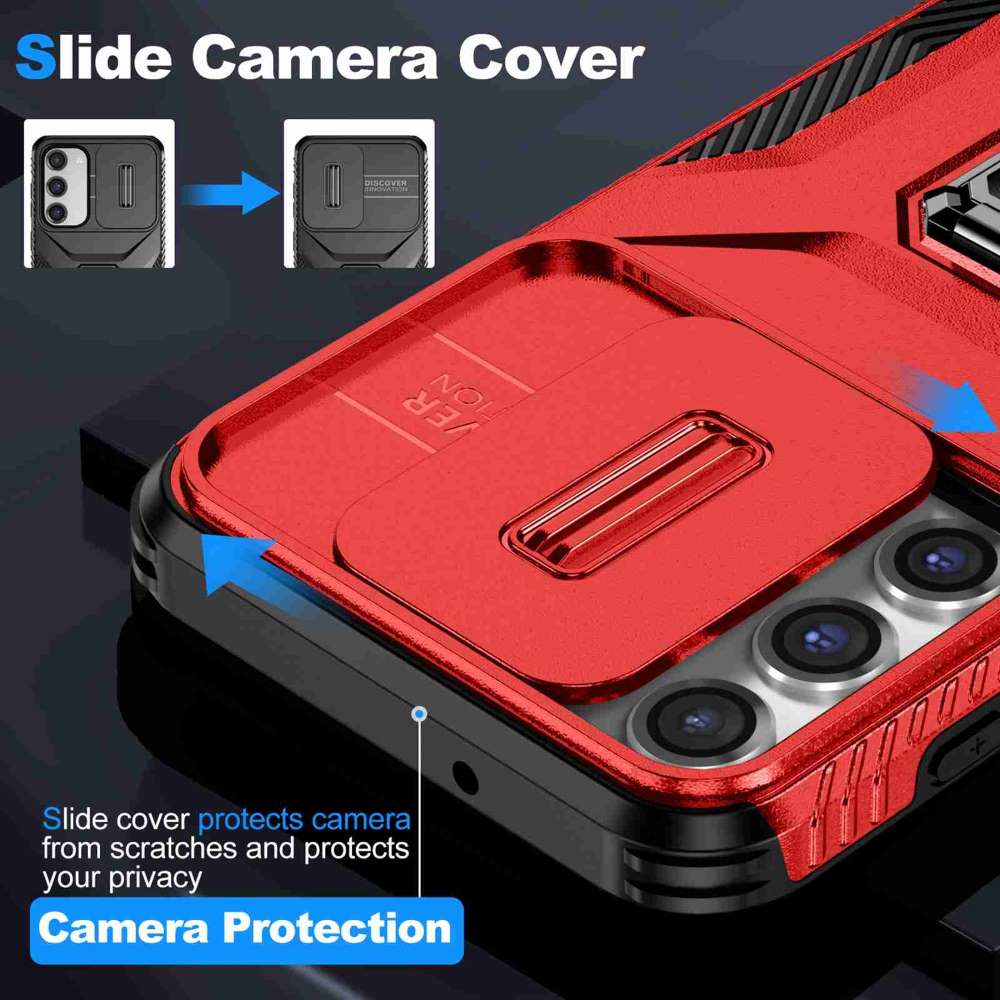 Outdoor Hülle für Samsung Galaxy S23 PLUS Camshield Holder Schutz Cover Ständer