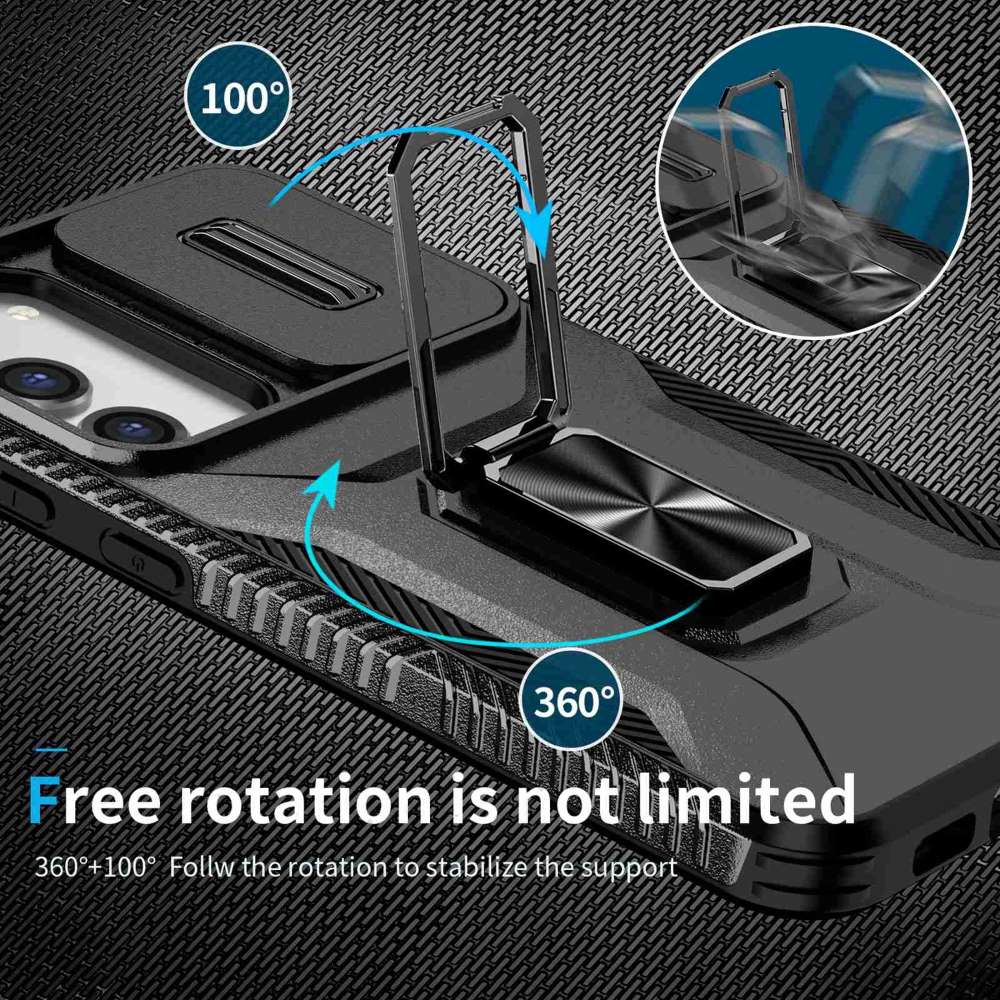 Outdoor Hülle für Samsung Galaxy S23 PLUS Camshield Holder Schutz Cover Ständer