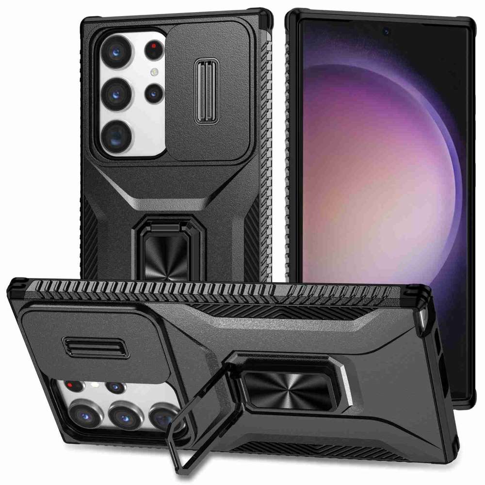 Outdoor Hülle für Samsung Galaxy S23 ULTRA Camshield Holder Schutz Cover Ständer