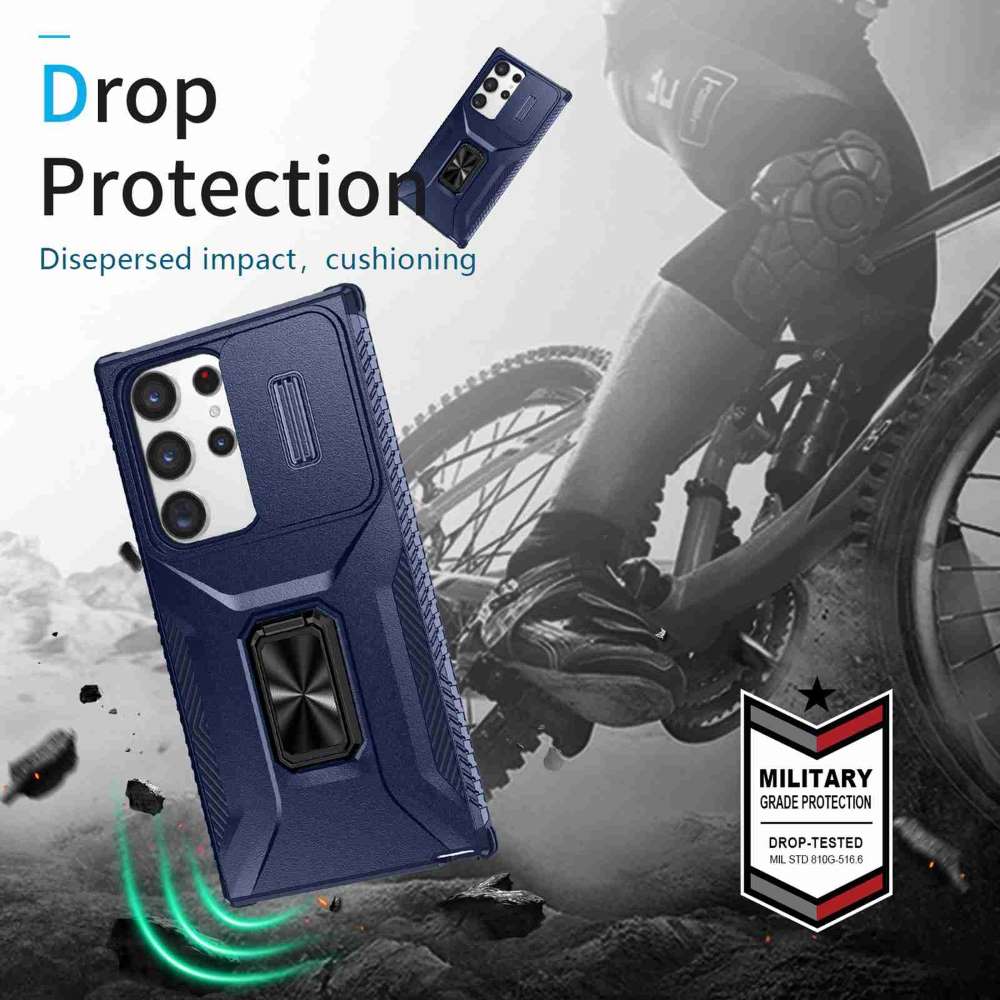 Outdoor Hülle für Samsung Galaxy S23 ULTRA Camshield Holder Schutz Cover Ständer