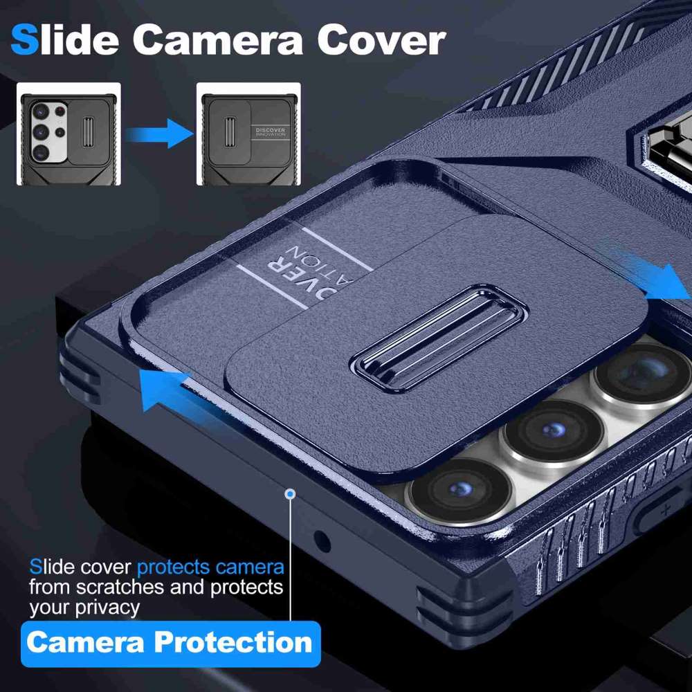 Outdoor Hülle für Samsung Galaxy S23 ULTRA Camshield Holder Schutz Cover Ständer