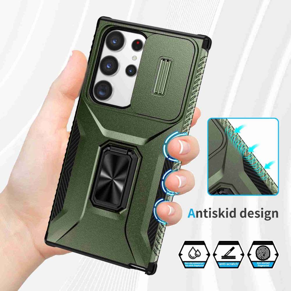Outdoor Hülle für Samsung Galaxy S23 ULTRA Camshield Holder Schutz Cover Ständer